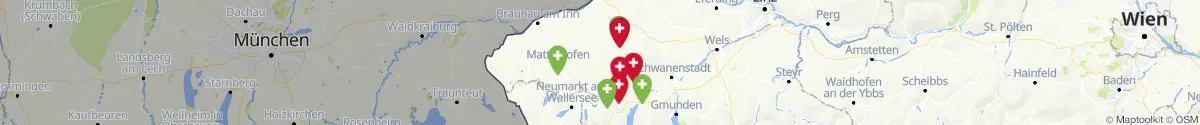 Map view for Pharmacies emergency services nearby Lohnsburg am Kobernaußerwald (Ried, Oberösterreich)